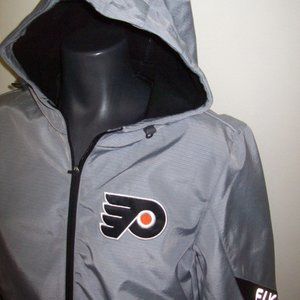 PHILADELPHIA FLYERS NHL Hooded Rain Slog Jacket S M L XL 2X